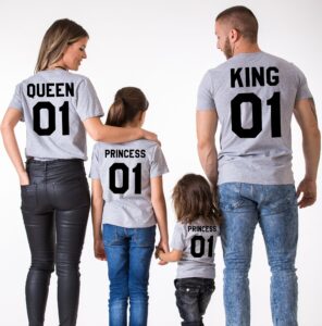 Семейные футболки с печатью